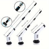 1 Set, Electric Cleaning Brush, Wireless Electric Rotating Scrubber, 7 Brush Heads and Adjustable Extension Handle, Bathroom Cleaning Brush, Household Cleaning Tools